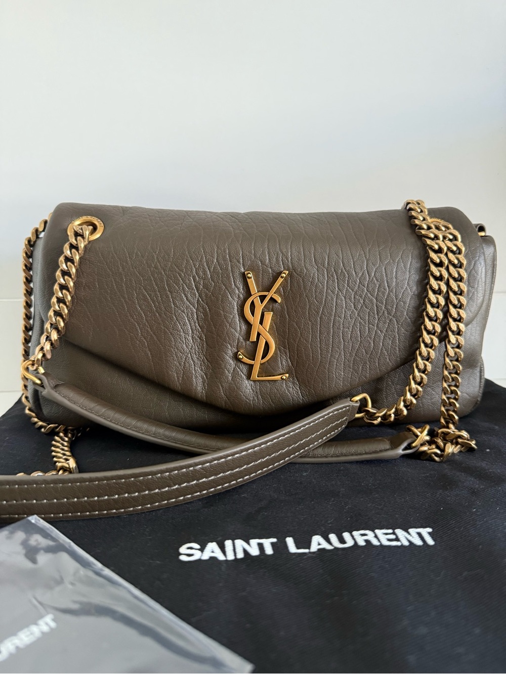 Saint Laurent Calypso Large Shoulder Bag